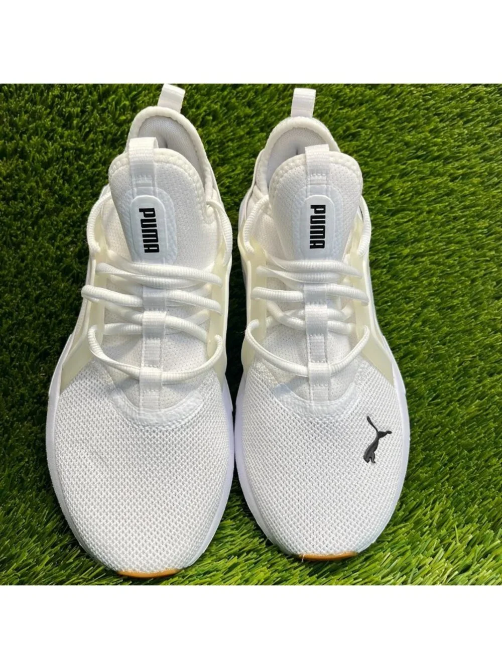 Puma Softride Enzo 5 Mens Size 7 White Athletic Running Walking Shoes Sneakers